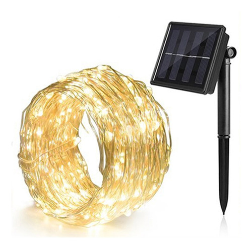 Pisca Pisca Fio De Fada Solar Led 200 Lâmpadas Luz Solar 20m 2v Modus Vdt201