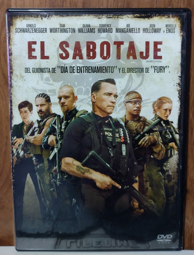 El Sabotaje Sabotage Dvd Arnold Schwarzenegger David Ayer 