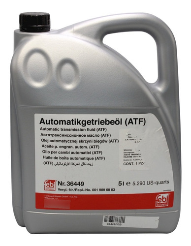 Aceite Transmision Automatica 5lt Atf Rojo Mercedes