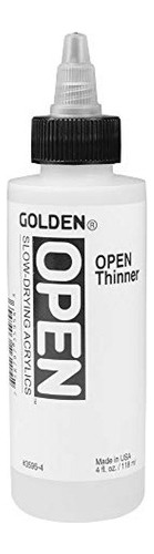 Pintura Acrilica Diluyente Acrílico Golden Open 4oz