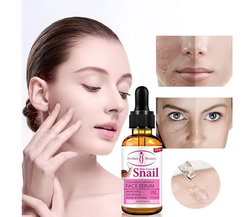 Serum Facial Baba De Caracol, Colágeno Y Vitamina E 