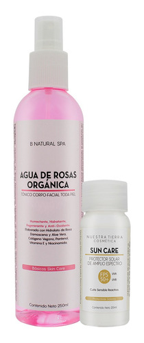 Agua De Rosas Orgánica Con Niacinamida, Pantenol Y Vit. E 