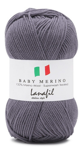 Lã Baby Merino Superwash Lanafil 50g Tex 303 100% Lã Merino Cor 2854/28- Hortênsia