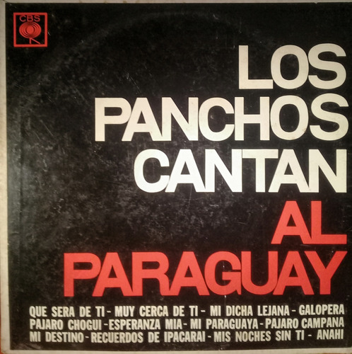Lp Los Panchos (cantan Al Paraguay)