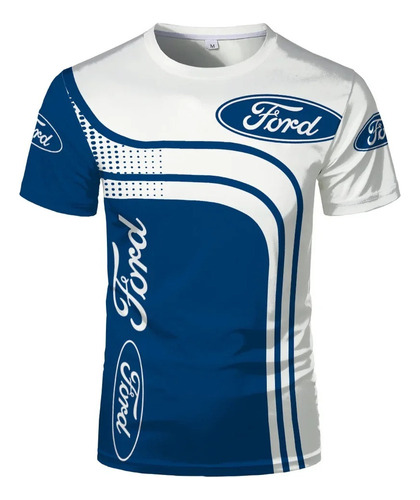 Camiseta De Hombre Con Estampado 3d Ford Mustang