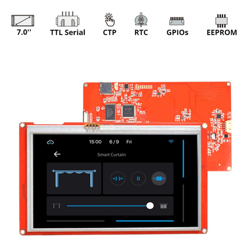 Pantalla Táctil Hmi Nextion Intelligent Series De 7.0 Pulgad