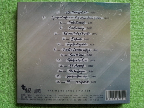 Eam Cd Hermanos Yaipen Quiero Volver A Ver 2018 Juan Gabriel