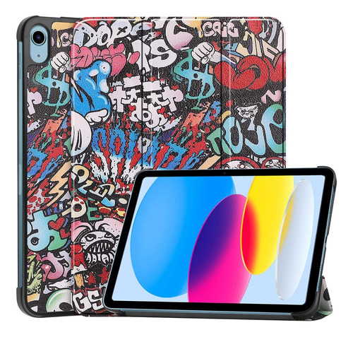 Funda Para iPad Air 4 Y Air 5 Smart Case Graffiti