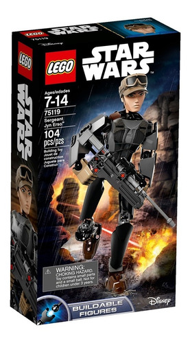 Juego Bloques Lego Figura Articulada Star Wars Sergeant Jyn