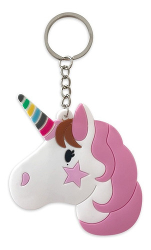 Imagen 1 de 1 de Llavero Unicornio Face - Nixus