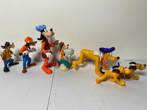 Figuras Disney De Goofy Y Pluto (Usado)