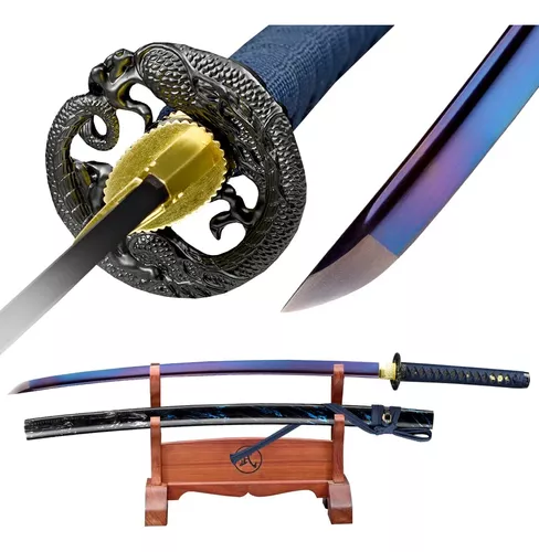 Katana Genuina  Espada Katana Japonesa Hecha A Mano Patrón Acero