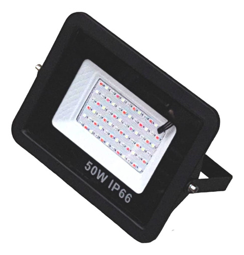 Faro Reflector Led Slim 50w Rgb Multicolor Con Control 