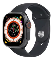 Comprar Smartwatch Watch 9 Pro Max con NFC: carcasa ya negra y correa negra