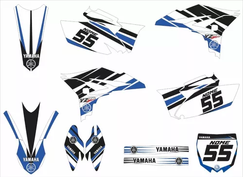 Kit Adesivo Moto Cross Trilha Compatível Yamaha Yz 426 Mt004