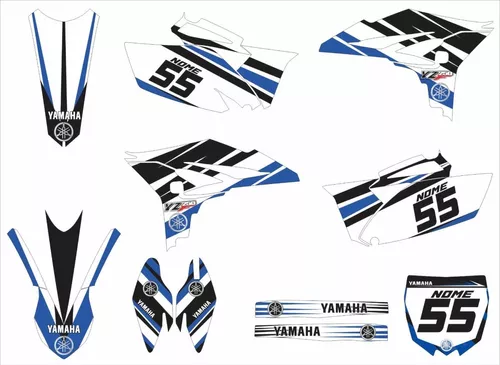 Adesivo Moto Cross Trilha Yamaha Wr 250 450 2009 0,60mm 047