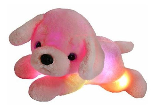 Glow Guards Light Up Stuffed Puppy Dog Almohada Suave De Fel