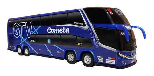 Miniatura Ônibus De Brinquedo Cometa Gtv 1800dd