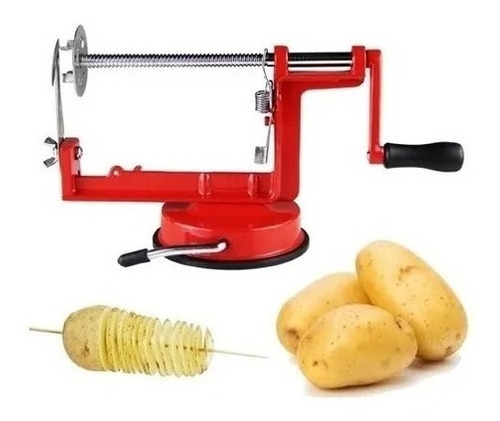 Maquina Cortadora De Patatas En Espiral Batata Frita Batata