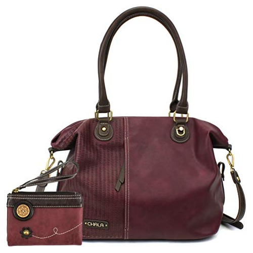 Chala Bolsos Plum Lasercut Totes Propósito De Hombro Con Dob