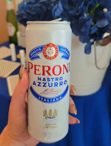 6 Latas De Cerveza Birra Peroni Importadas De Italia