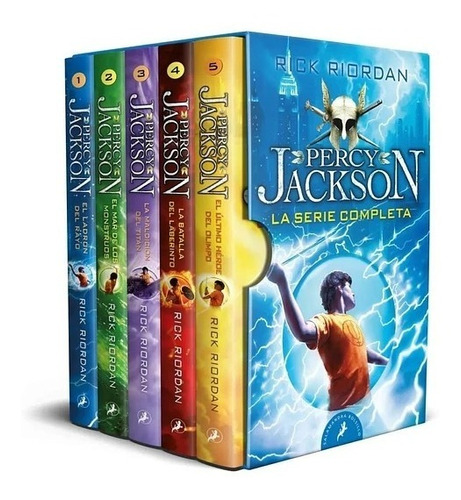 Estuche Percy Jackson Y Los Dioses Del Olimpo - Rick Riordan