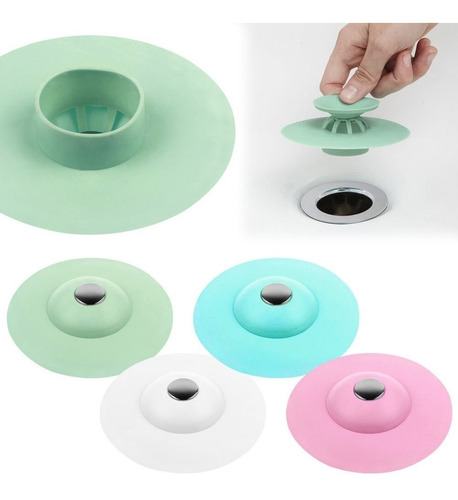 Imagen 1 de 1 de 3x Tapón Cocina Fregadero Flexible Silicona Ducha Lavamanos