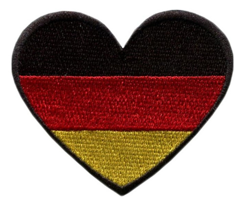 Uijokdef 1 Parche En Forma De Corazón Y Bandera De Alemania