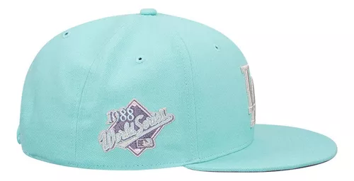 Gorra La Dodgers 47 Brand Snapback World Series Tiffany Blue