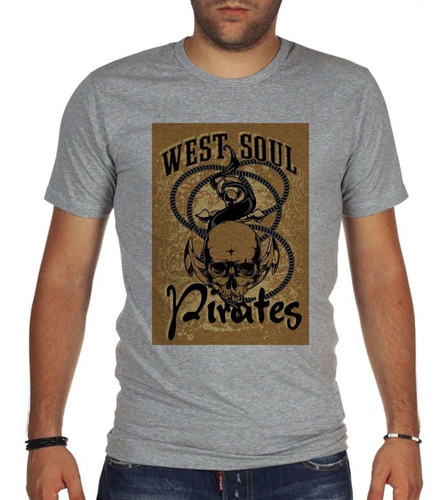 Remera De Hombre West Soul Pirates