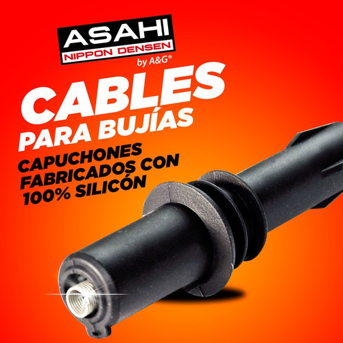 Imagen 5 de 5 de Cables Bujias Gmc Sonoma 96-04 Asahi A-4274