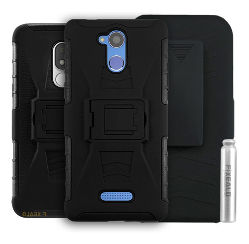 Funda + Mica Completa Case M4 Tel Uso Rudo Protector Clip