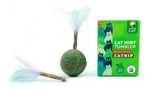 Wonder Cat Bola De Catnip Y Menta Xl Con Varilla Pethome