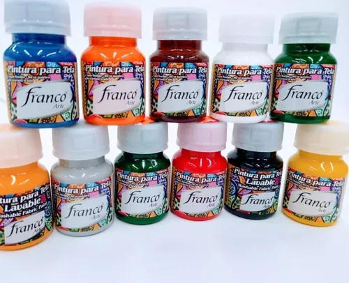 comprar Pintura Para Tela Franco X 5 Unidades
