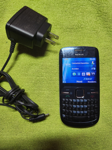 Nokia C3 Retro Telcel Funcionando Bien, Con Cargador 