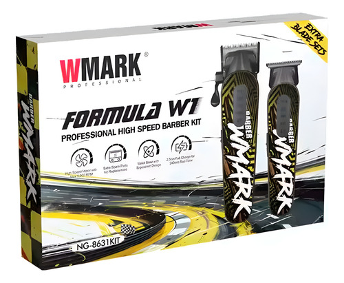 Wmark Professional Formula W1 Ng-8631 Trimmer Cortadora 3c