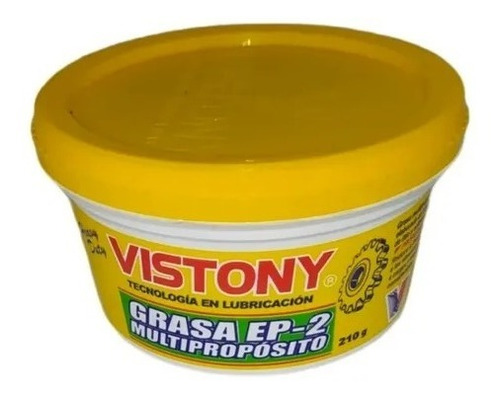 Grasa Multiproposito Tap Ep-2 Lithium 210gr Amarillo Vistony