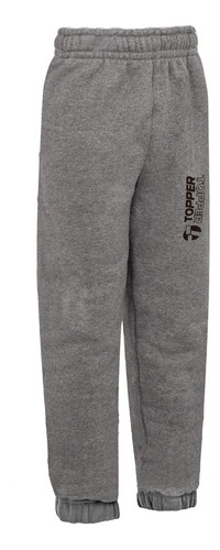 Pantalón Topper Comfy Kids Niños Moda Gris Melange