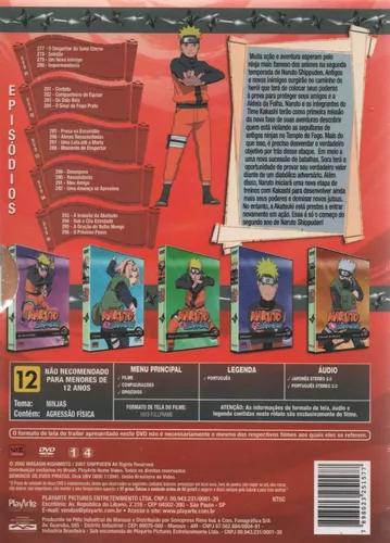 Dvd Naruto Shippuden - 2ª Temporada Box 2 - 5 Discos Lacrado