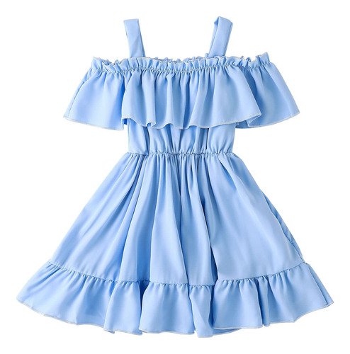 Vinuoker Vestido Blanco De Algodn Para Nias Pequeas, Vestido