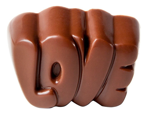 Chocolate World Molde Love Bombon Policarbonato 3x8