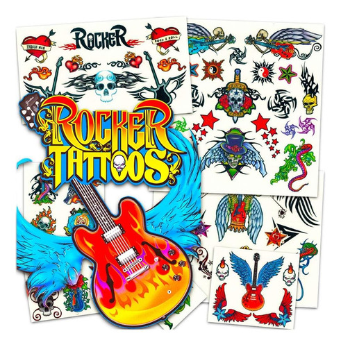 Juego De Recuerdos De Fiesta Con Tatuajes Temporales De Estr