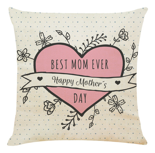 Funda De Almohada H Pillowcase Para El Día De La Madre, De L