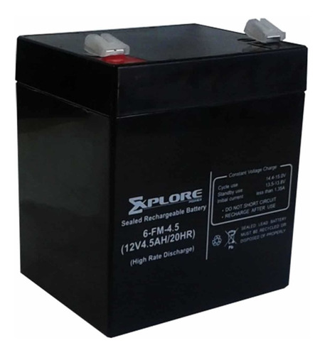 Imagen 1 de 5 de Bateria Ups 12v 4.5ah Recargable Pila Lampara Emergenci Moto