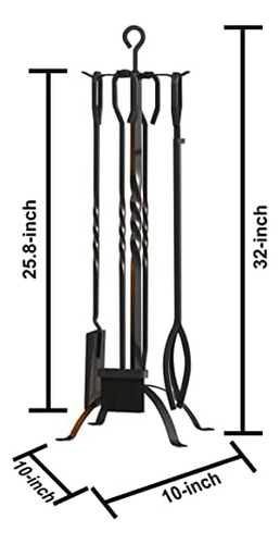 Fire Beauty Juegos De Herramientas Para Chimenea De 5 Piezas