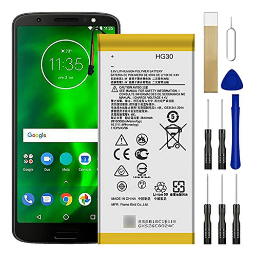 Batería De Repuesto Hg30 Para Total Wireless Motorola Moto G