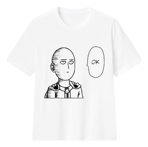 Poleras Estampada Saitama  One Punch Man