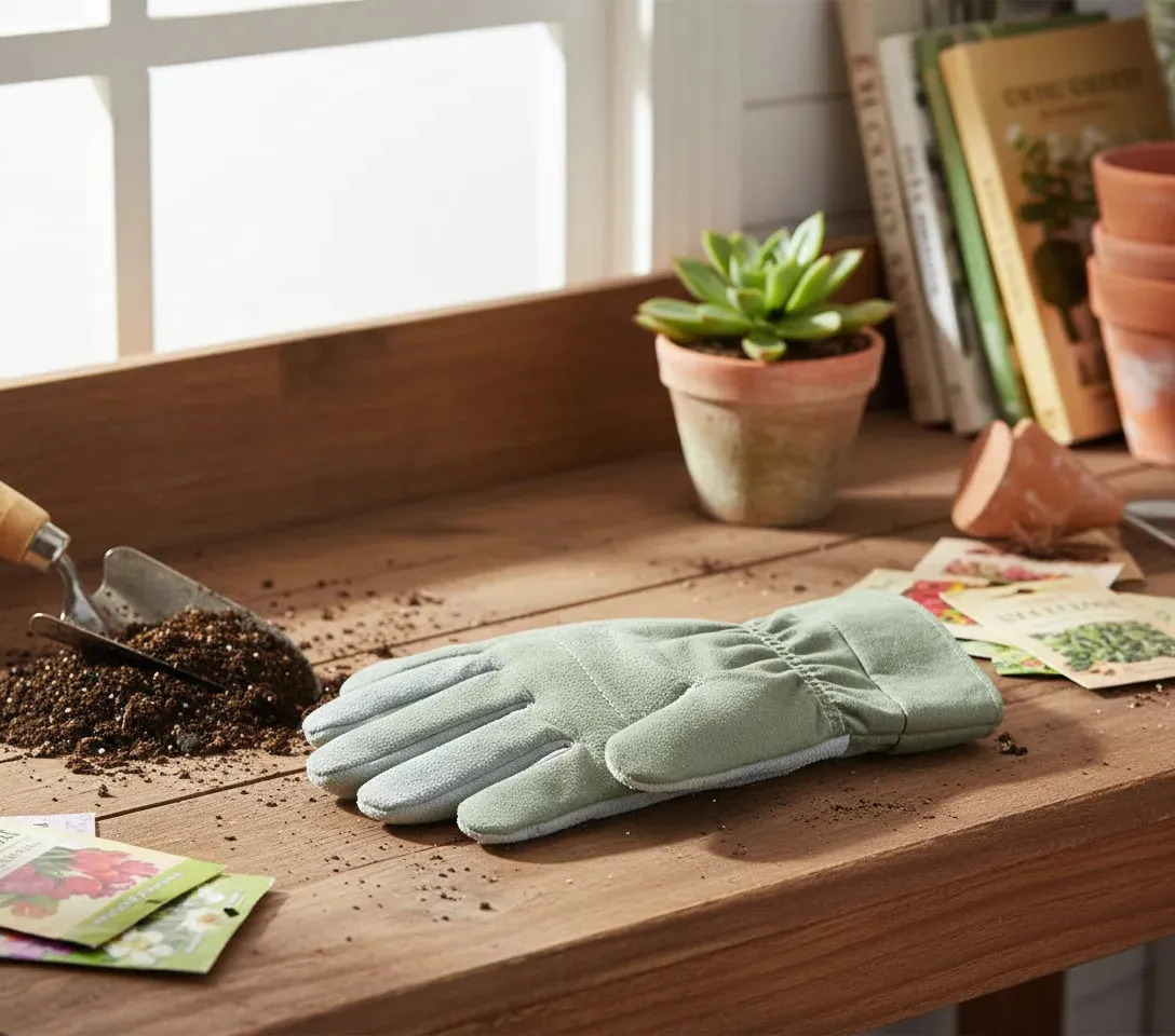 Luva Para Jardinagem De Raspa
