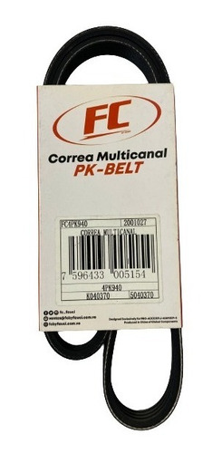 Correa Aire Acondicionado 4pk935 Twingo 4pk935