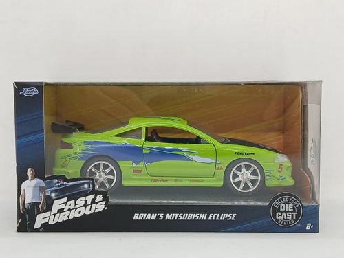 Mitsubishi Eclipse Brian's Mazda Rx-7 Dom's Rapido Y Furioso Verde Y Rojo